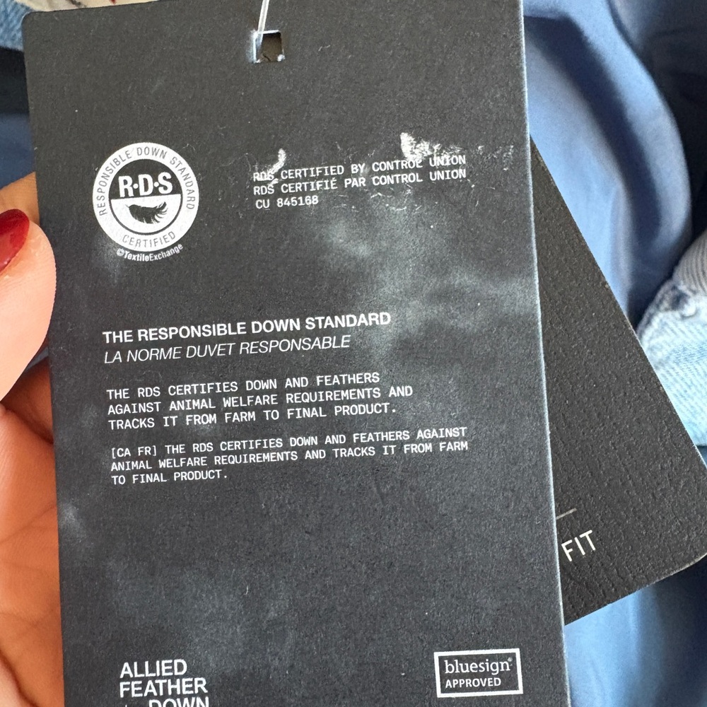 Levi's Women's Denim & Down Puffer Jacket - Picture 5 of 5